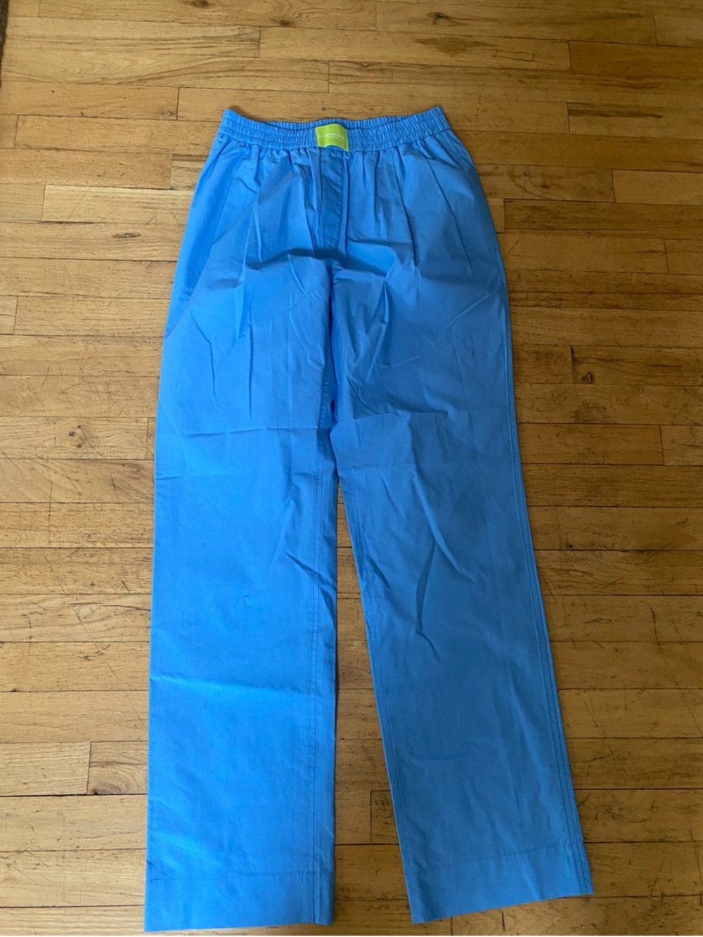 Alexander Wang Bright Blue Wide-Leg Pants